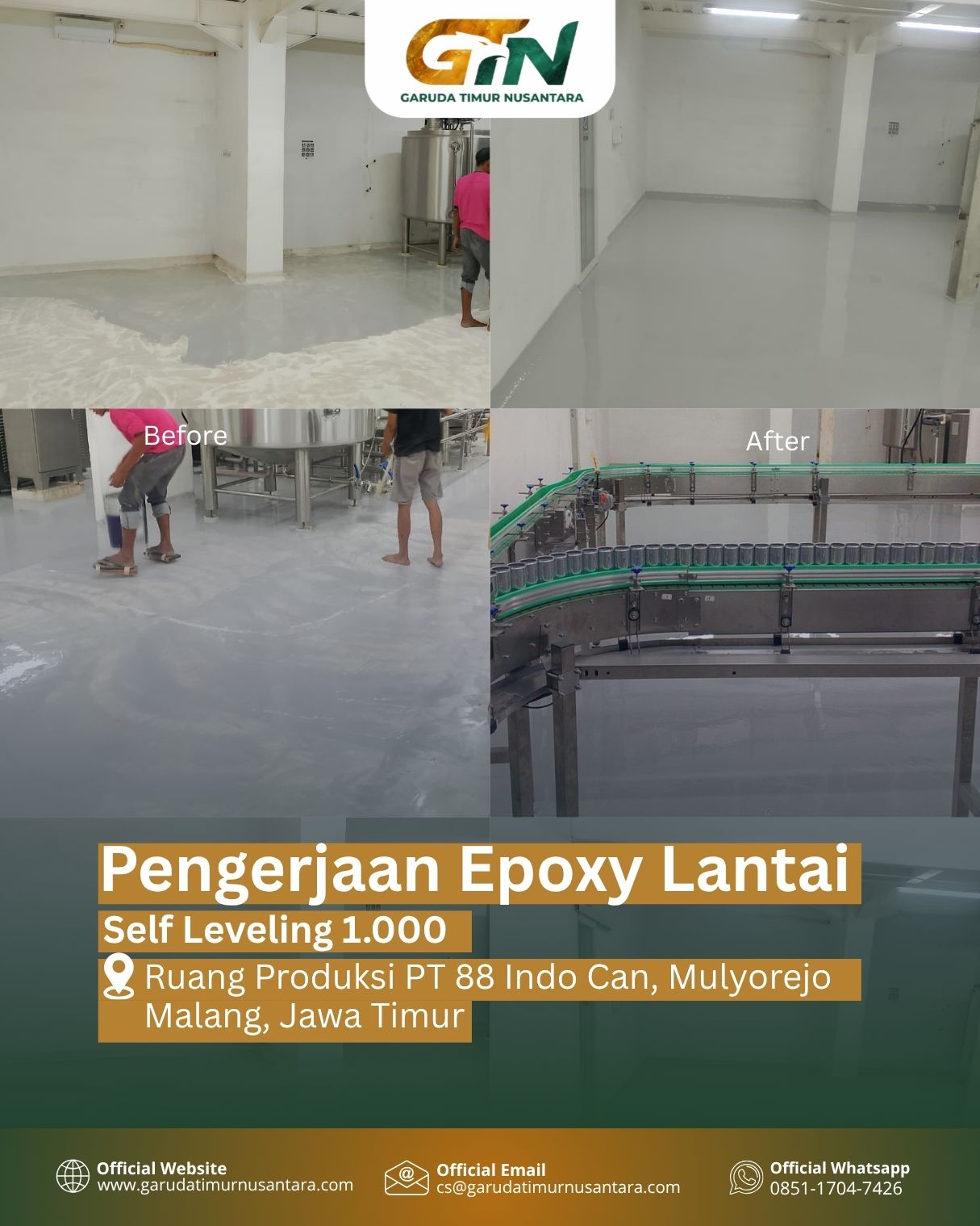 PT Indo Can, Malang