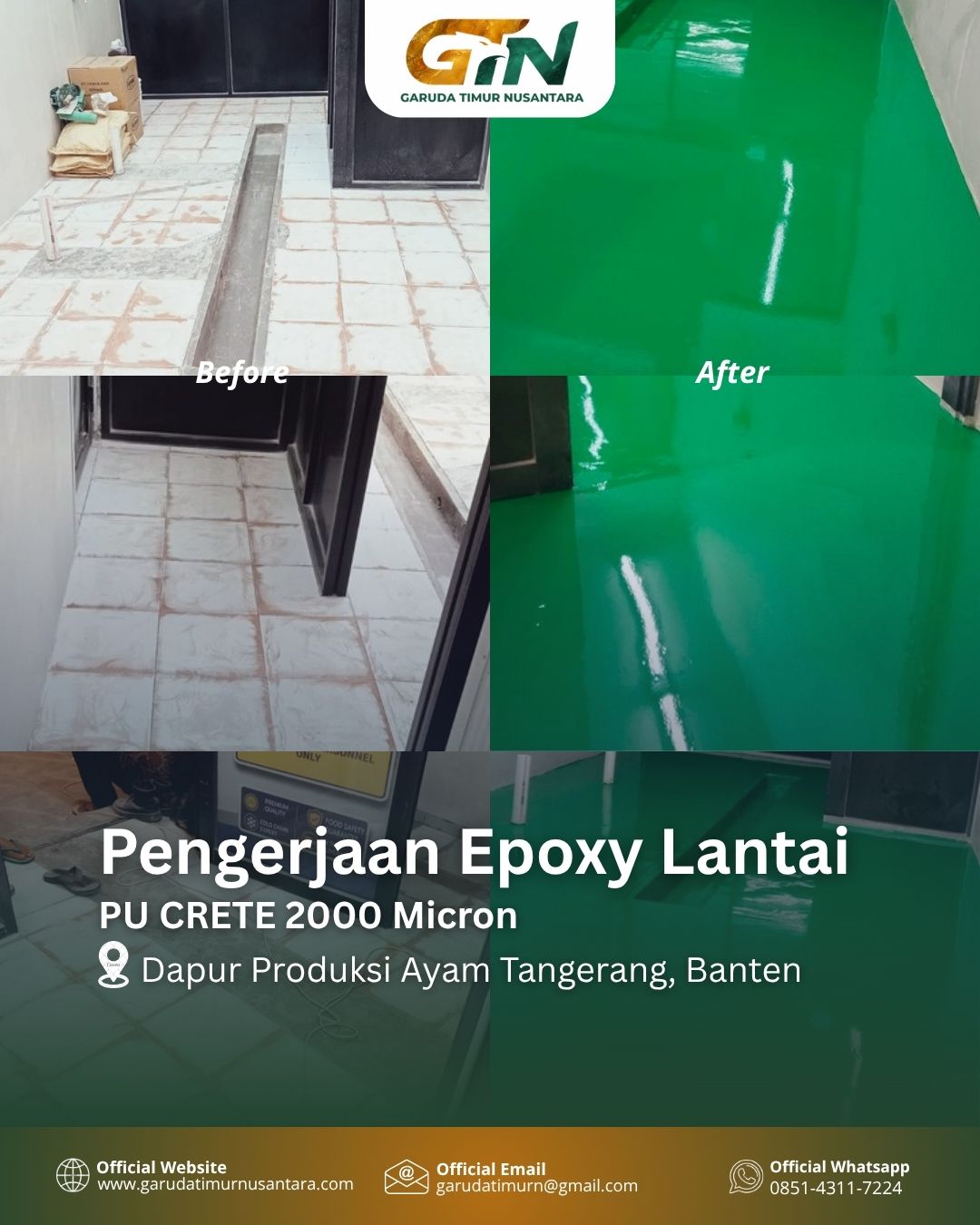 Dapur Produksi Ayam Tangerang, Banten