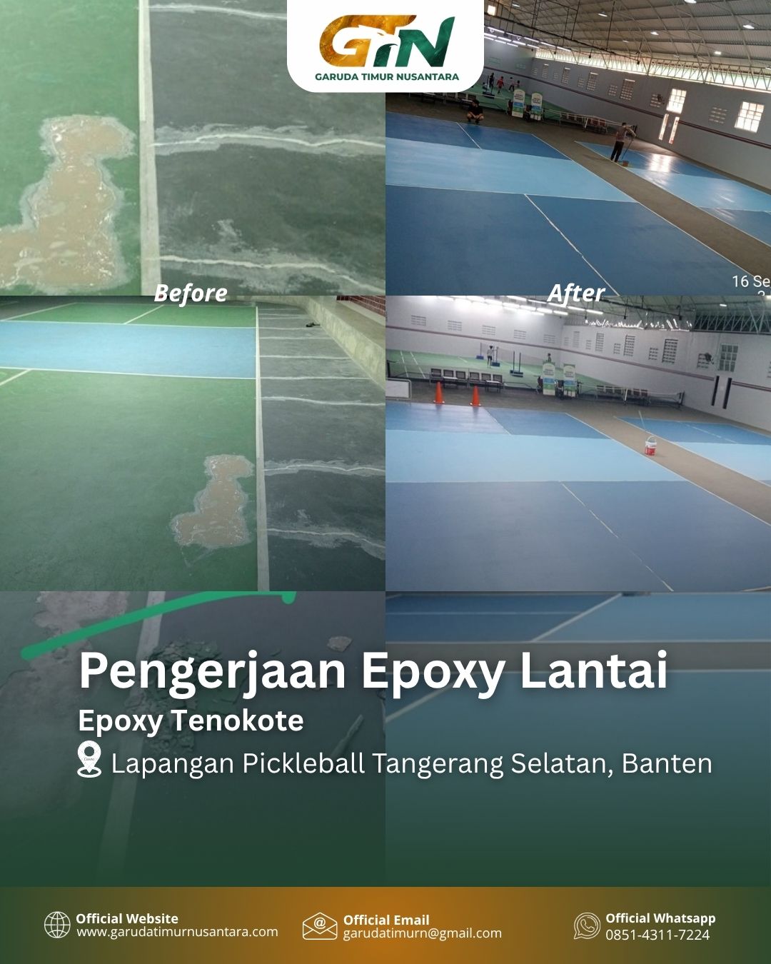 Lapangan Pickleball Tangerang Selatan, Banten